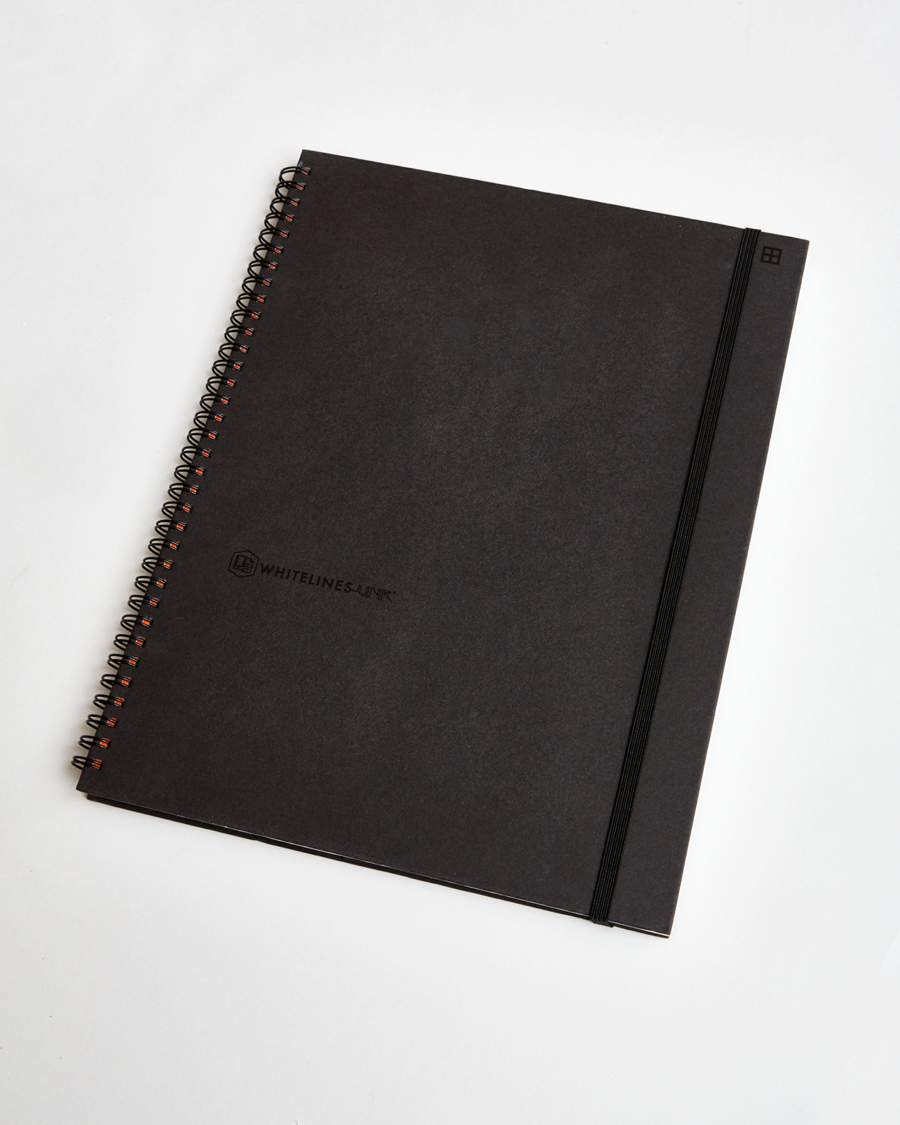 Whitelines Large (A4) Spiral Bound Notebook - No Lines!