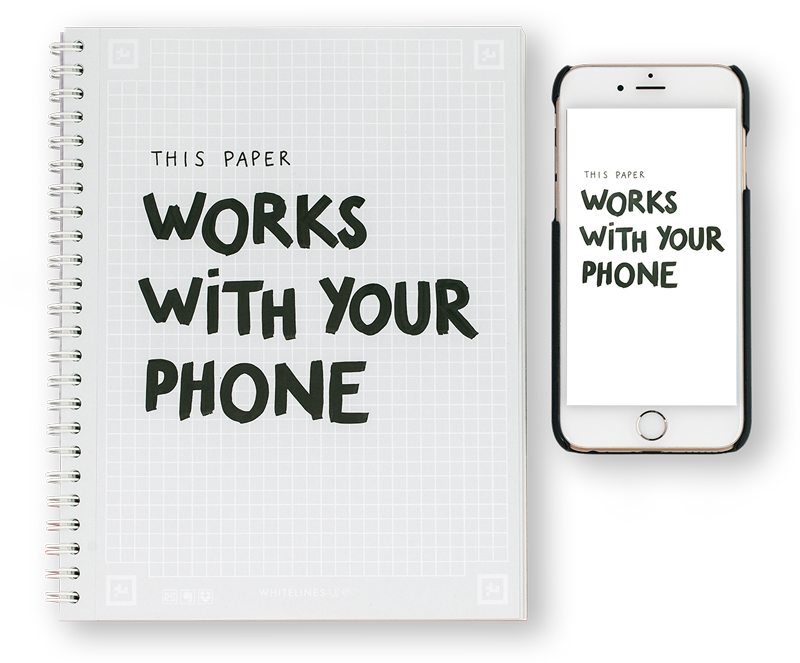 Whitelines Writing Paper And Notebooks With White Lines