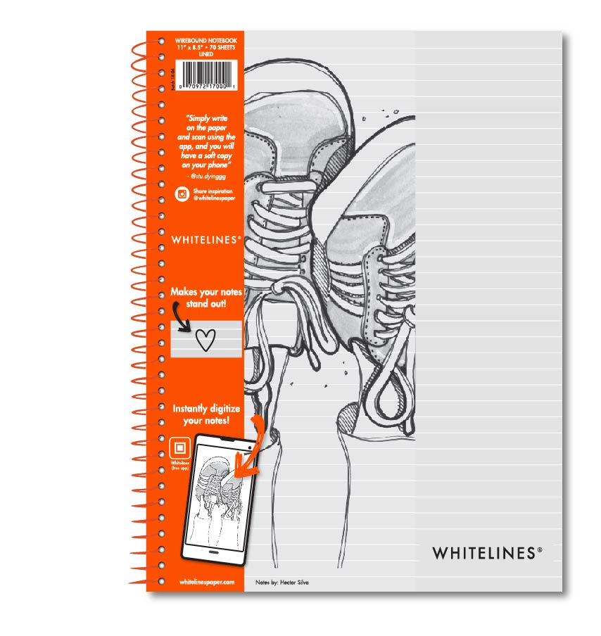 Wire bound Notebook 11"x8.5" Lined 17000
