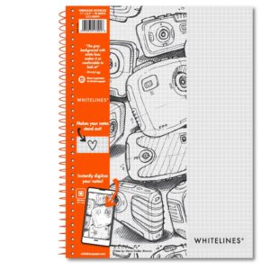 Wire bound Notebook 11"x8.5" Graph 17001