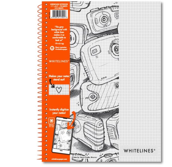 Wire bound Notebook 11"x8.5" Graph 17001